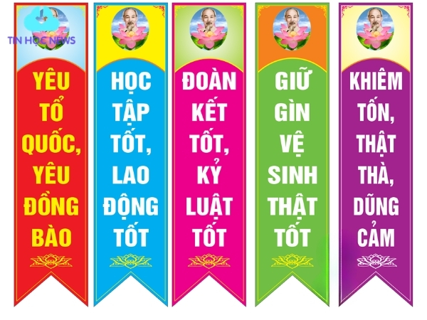 Tải Về Ngay 5 Điều Bác Hồ Dạy Vector Hoàn Toàn Miễn Phí Banner 5 điều bác Hồ dạy