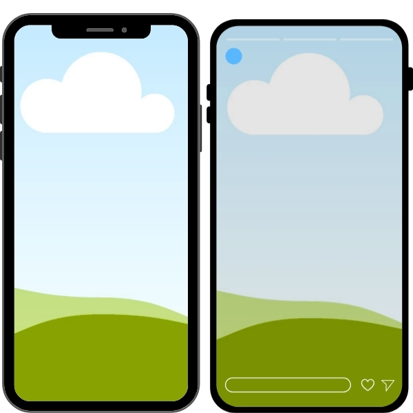 Điện thoại android mockup ghép hình ảnh