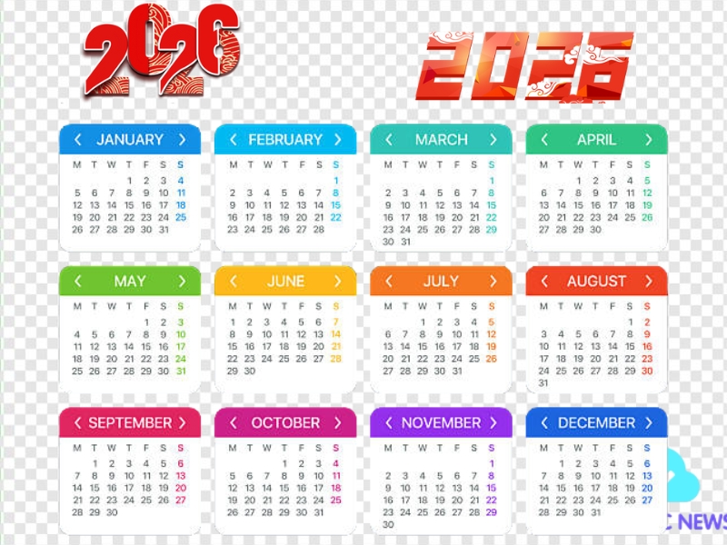 Gợi Ý 10+ Mẫu Lịch Âm 2026 Vector Đẹp Mắt Và Miễn Phí Lịch năm 2026 vector miễn phí