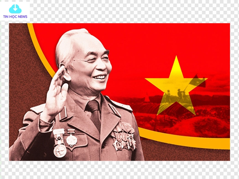 Vector đại tướng quân đội nhân dân Việt Nam Võ Nguyên Giáp