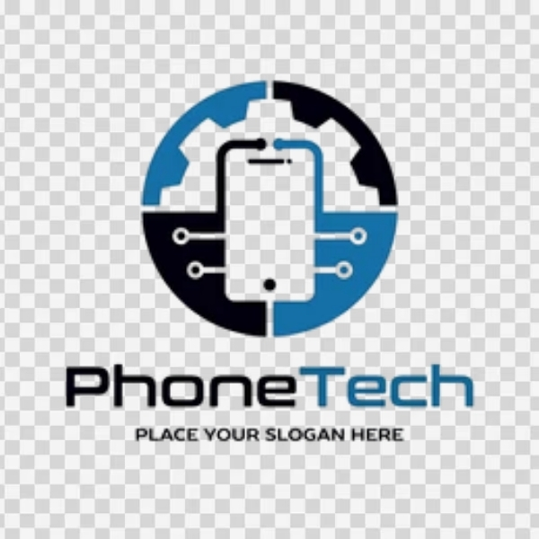 Vector logo phone PNG