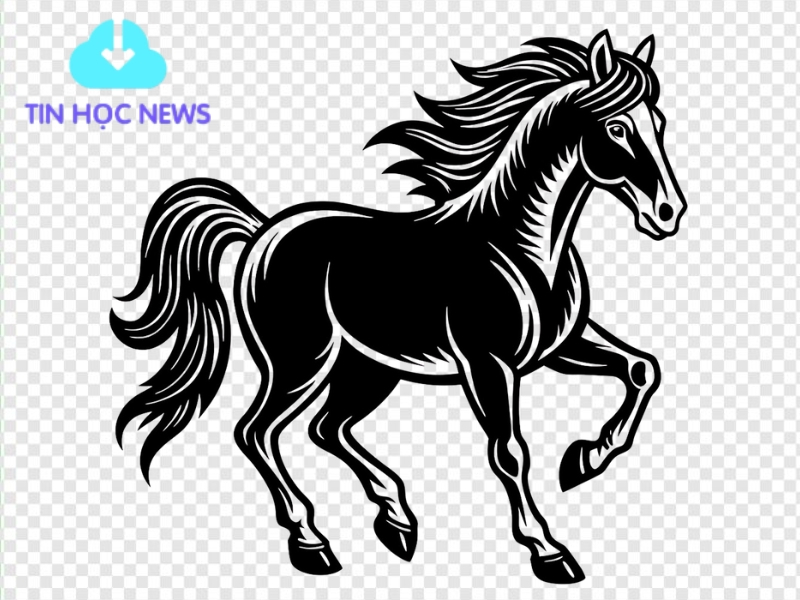 Vector ngựa miễn phí file PNG