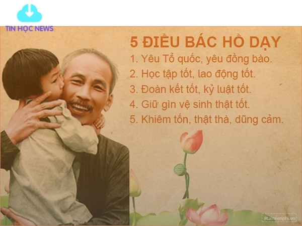 Tải Về Ngay 5 Điều Bác Hồ Dạy Vector Hoàn Toàn Miễn Phí Ý nghĩa 5 điều bác Hồ dạy