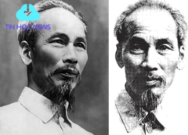Hình bác Hồ chân thực hiền hậu
