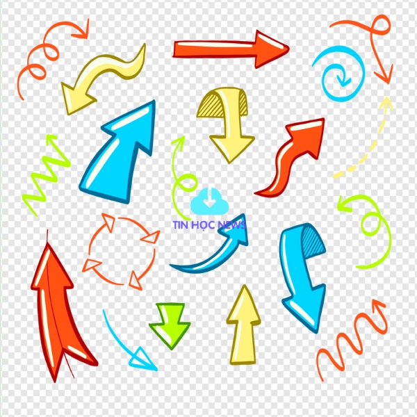 20 + Ảnh Mũi Tên Vector Đẹp Xuất Sắc File PNG, PSD, SVG Mũi tên vector