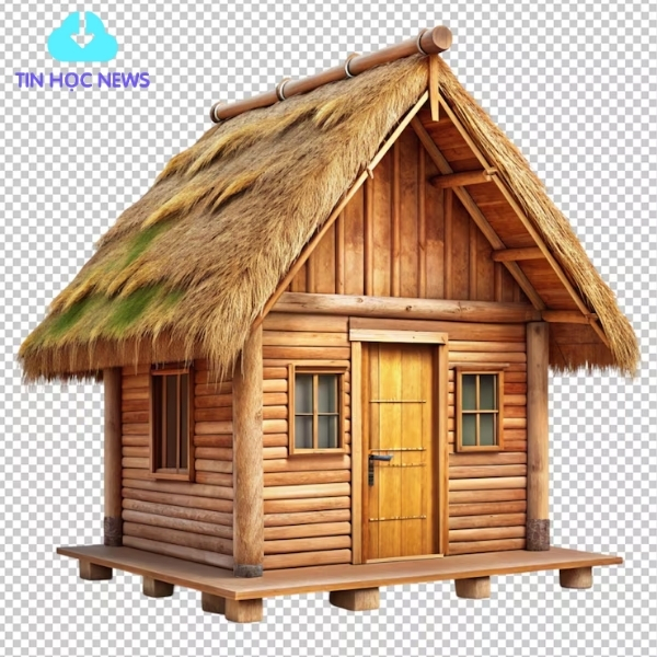 Ngôi nhà vector file PNG tách nền
