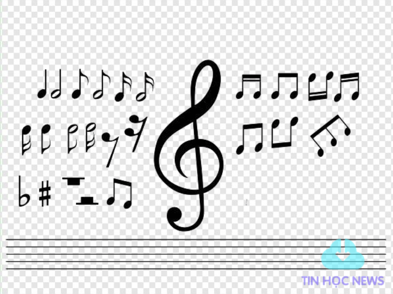 Nốt nhạc vector miễn phí