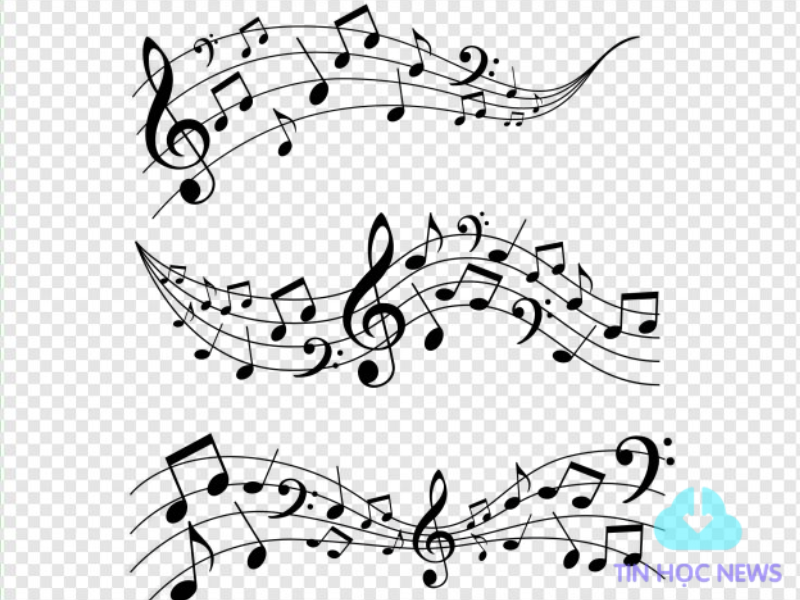 Nốt nhạc vector png