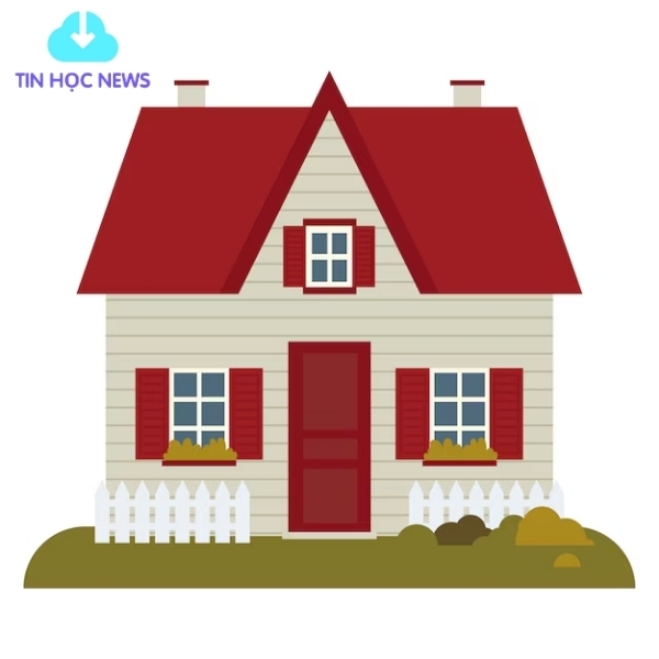 Vector ngôi nhà đẹp