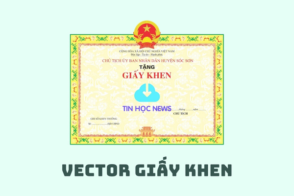 avt giay khen vector