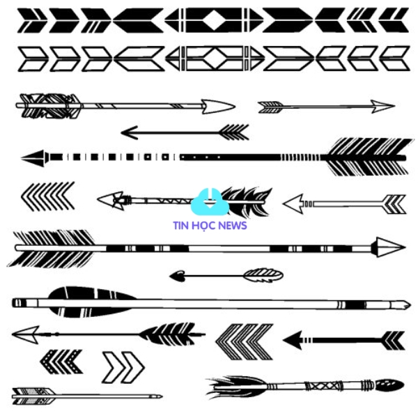 20 + Ảnh Mũi Tên Vector Đẹp Xuất Sắc File PNG, PSD, SVG hình ảnh mũi tên