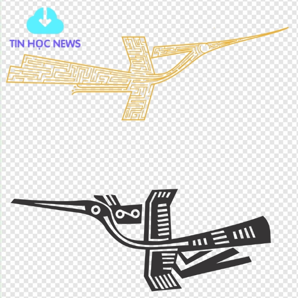 Chim hạc trên trống đồng