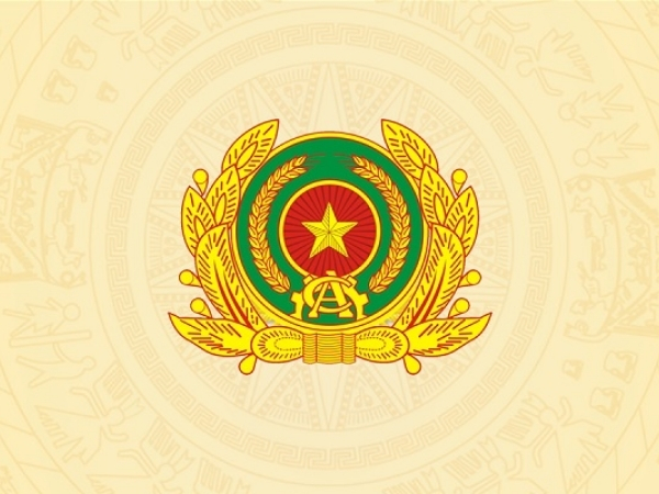 Vector logo công an PNG