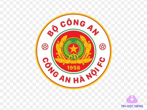 Logo bóng đá công an vector