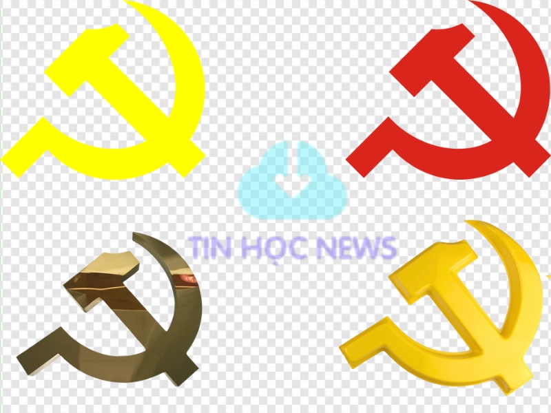Logo đảng công sản vector