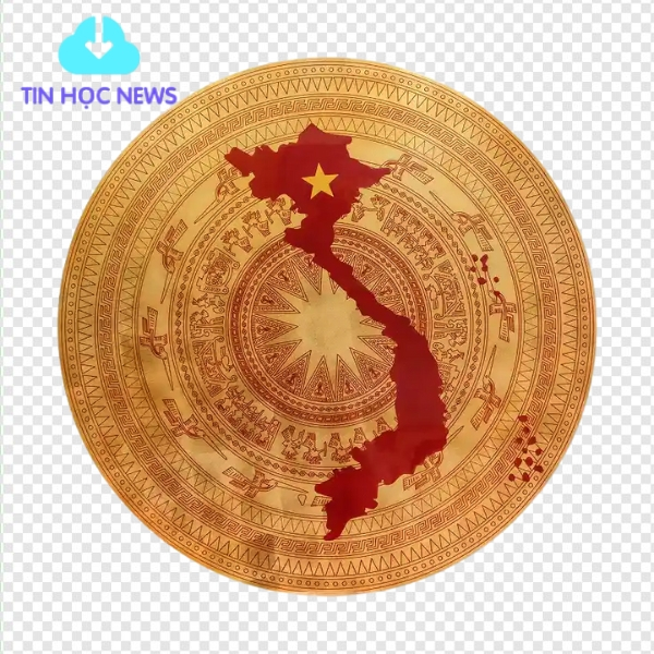 Trống đồng Đông Sơn vector