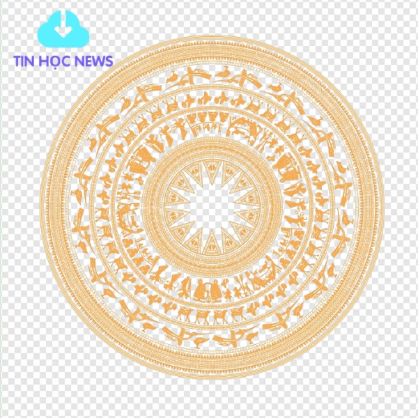 Trống đồng vector png