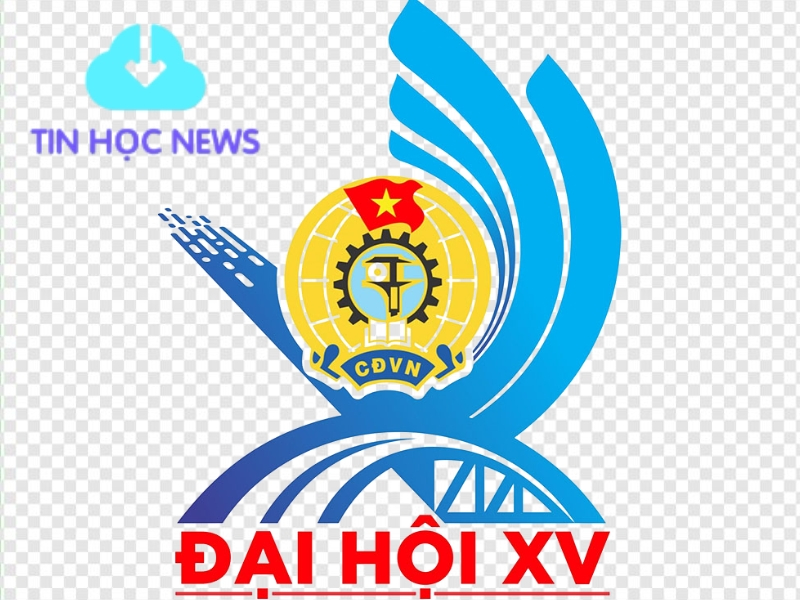 Vector logo đại hội Công Đoàn Việt Nam