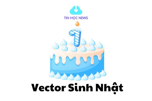 bánh sinh nhật vector đẹp