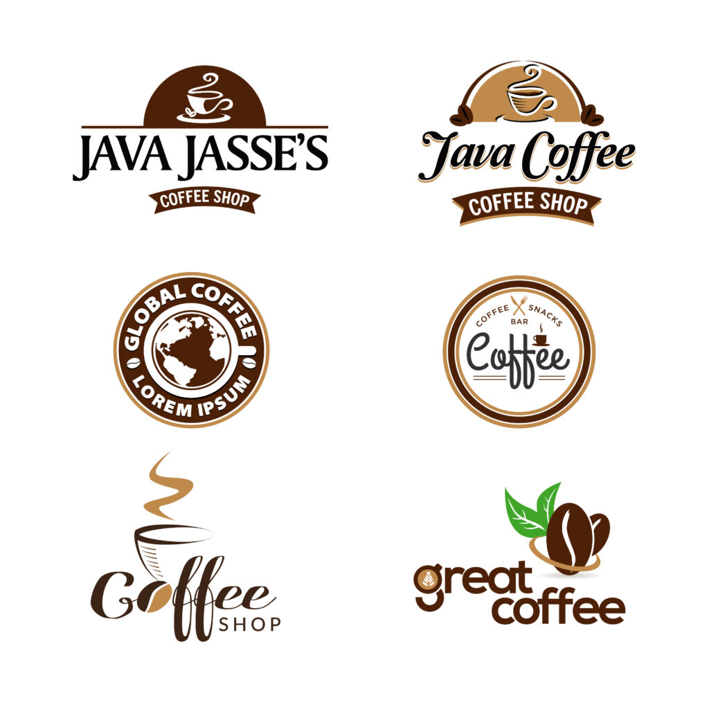 logo cafe vector