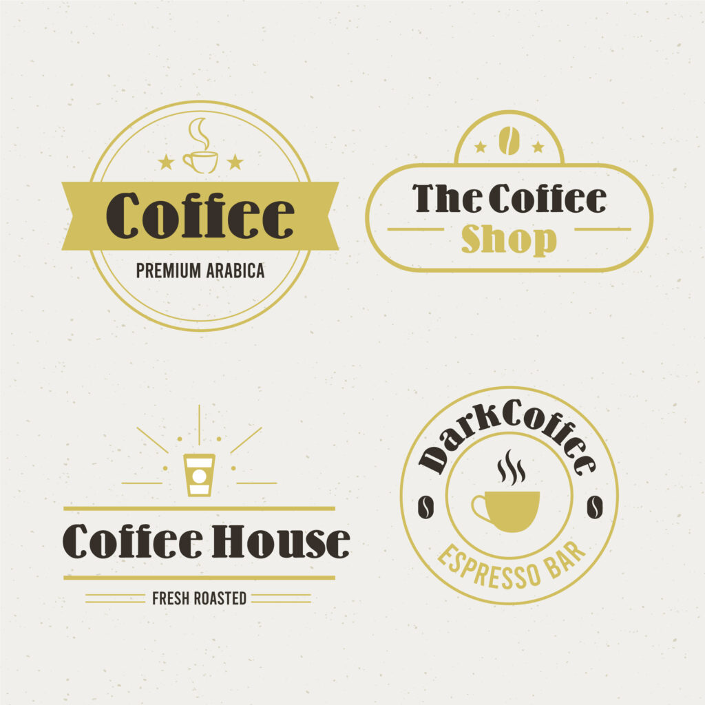 logo cafe vector