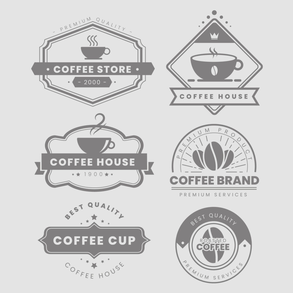 logo cafe vector