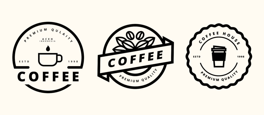 logo cafe vector