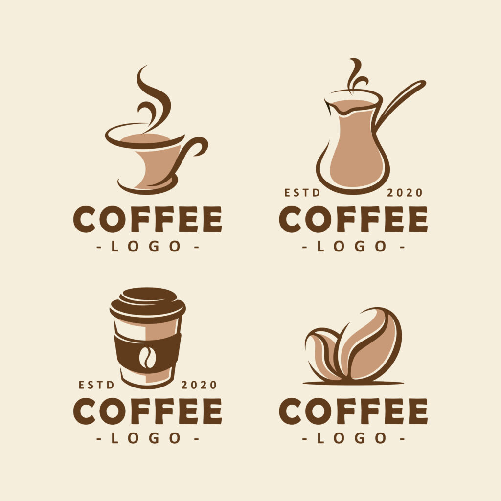 logo cafe vector