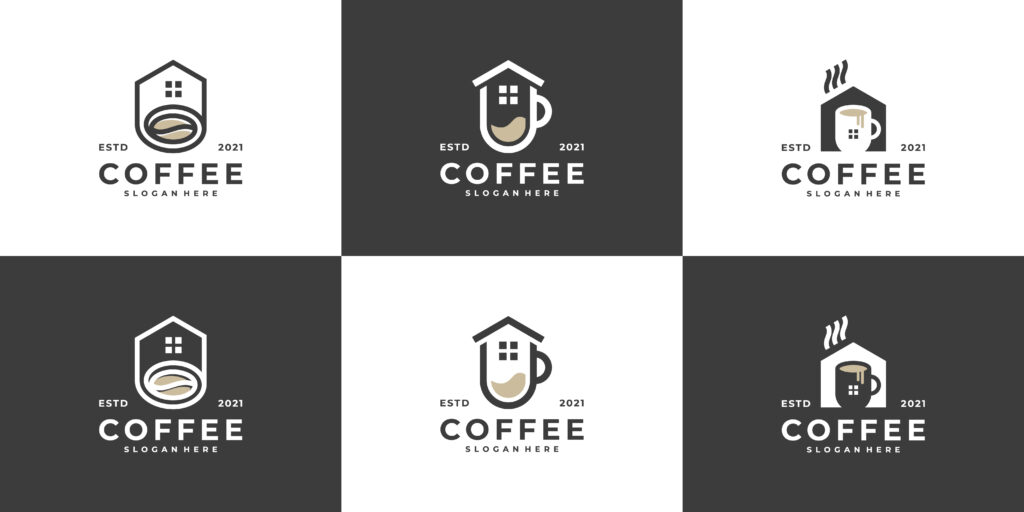 logo cafe vector