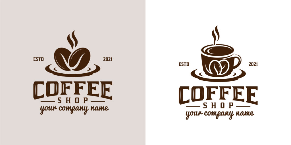 logo cafe vector