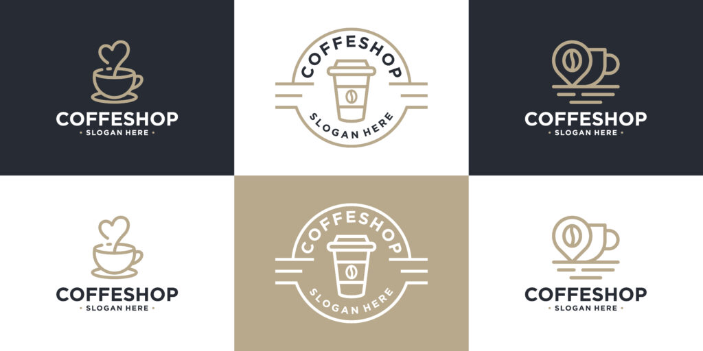 logo cafe vector