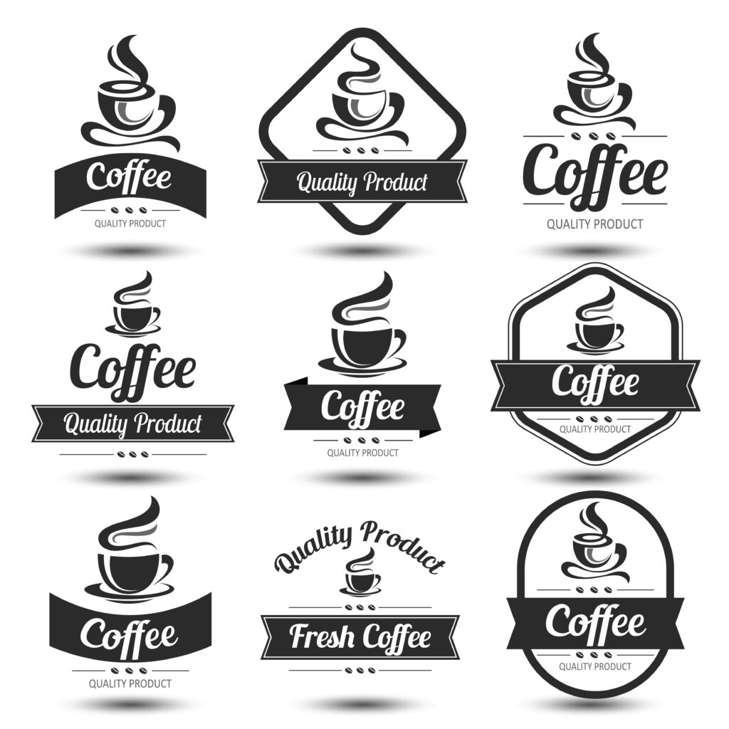 logo cafe vector