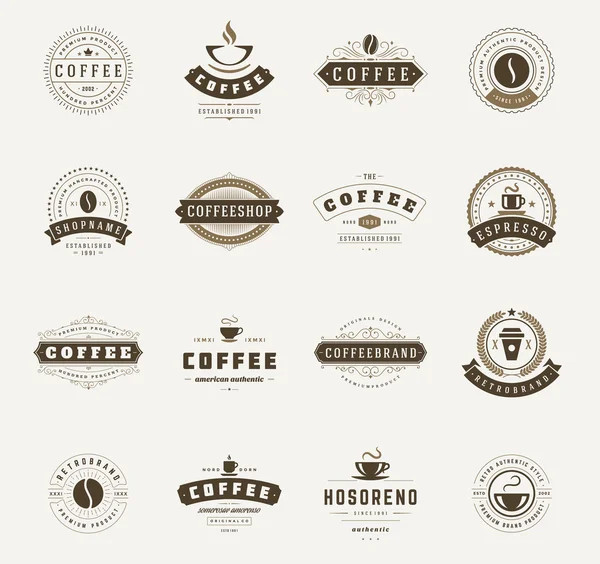 logo cafe vector