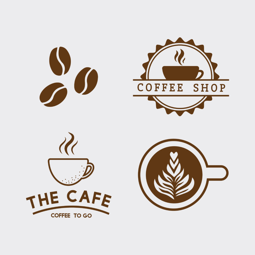 logo cafe vector