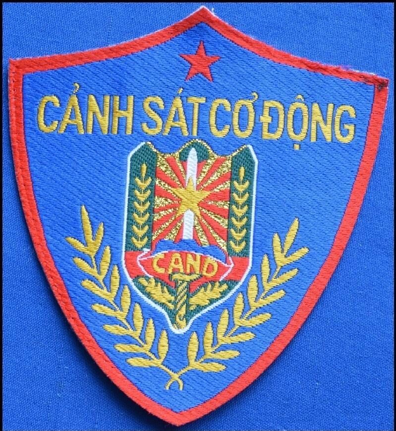 logo cảnh sát cơ động vector