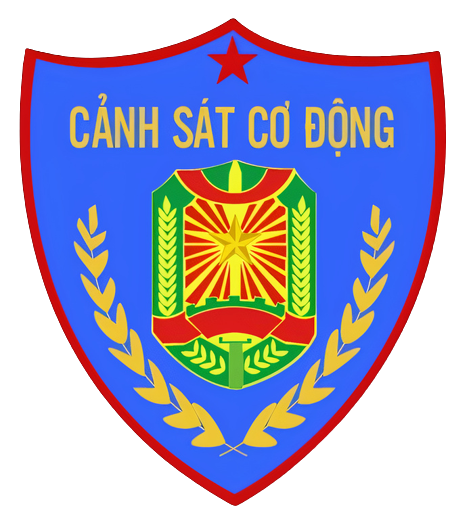 logo cảnh sát cơ động vector