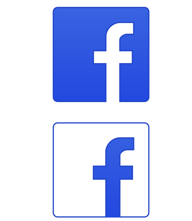 logo facebook vector