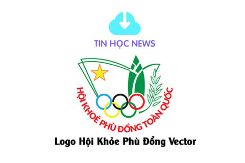 logo hội khỏe phù đổng vector
