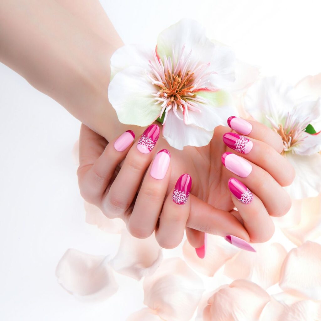 Nail hồng