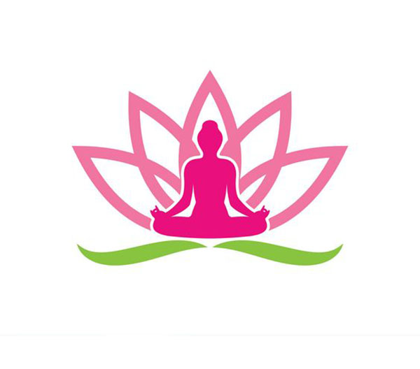 logo yoga vector