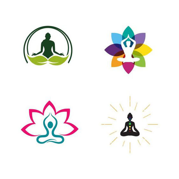 logo yoga vector