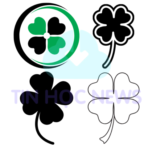 Download Free Hình Ảnh Cỏ 4 Lá Vector File PNG Không Nền