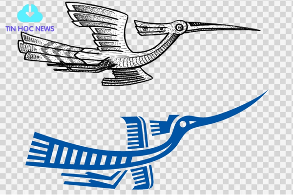 Chim Lạc vector file PNG
