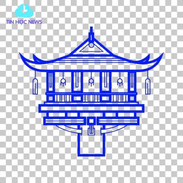 Tải Chùa Một Cột Vector, PNG Tách Nền AI, EPS, CDR Miễn Phí Chùa một cột file PNG