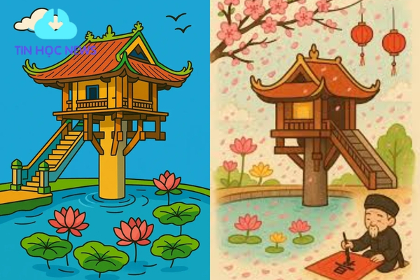 Tải Chùa Một Cột Vector, PNG Tách Nền AI, EPS, CDR Miễn Phí Hình ảnh chùa một cột hoạt hình