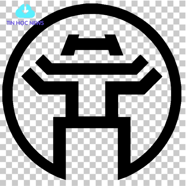 Logo Hà Nội vector đơn điệu