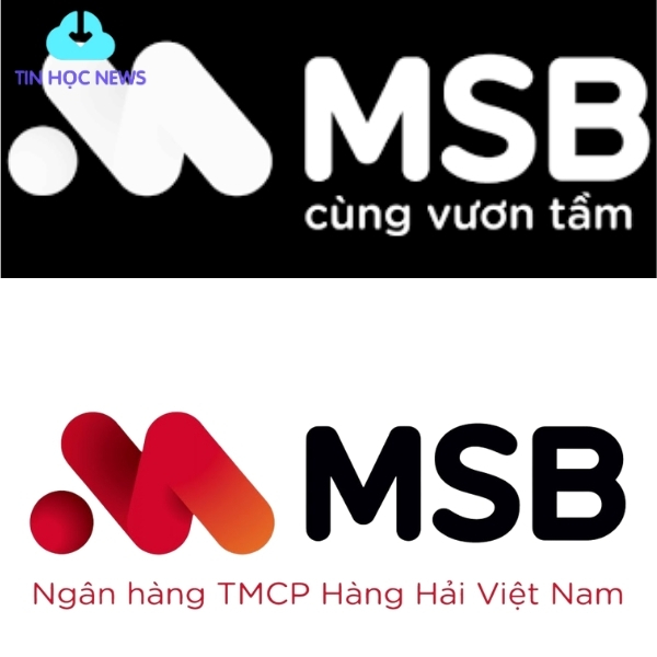 Logo MSB trắng đen