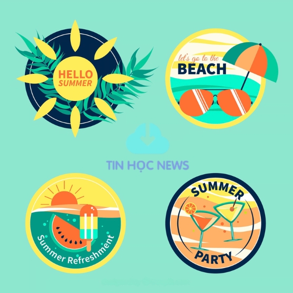 Download Logo Bãi Biển Vector Đẹp, Mới Nhất Miễn Phí File AI, PNG, EPS Logo biển du lịch vector