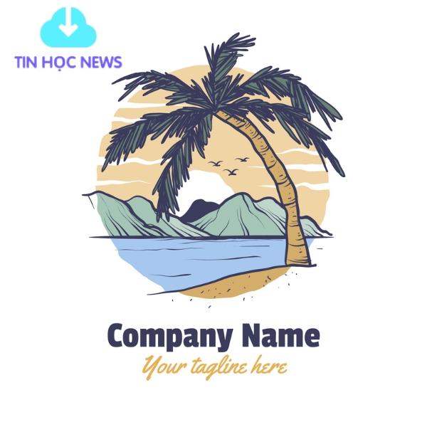 Download Logo Bãi Biển Vector Đẹp, Mới Nhất Miễn Phí File AI, PNG, EPS Logo cảnh biển vector đẹp