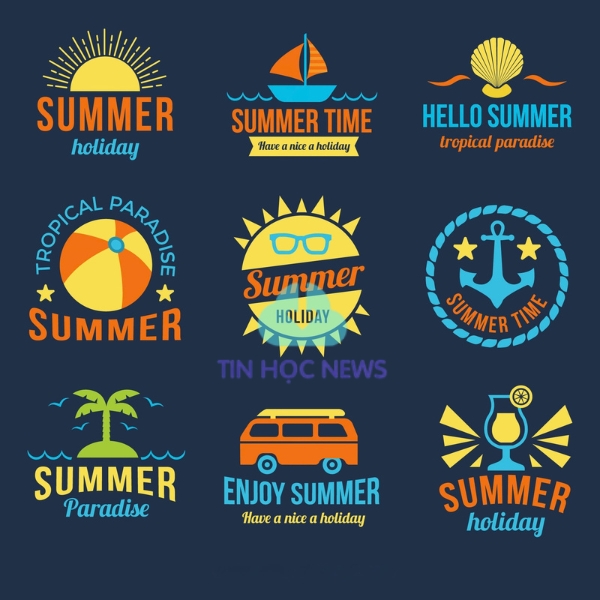 Download Logo Bãi Biển Vector Đẹp, Mới Nhất Miễn Phí File AI, PNG, EPS Logo đi biển phổ biến nhất